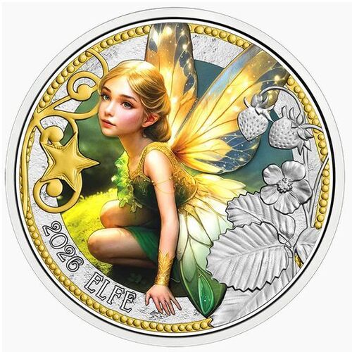 Австрия 3 евро 2026 г. Эльф